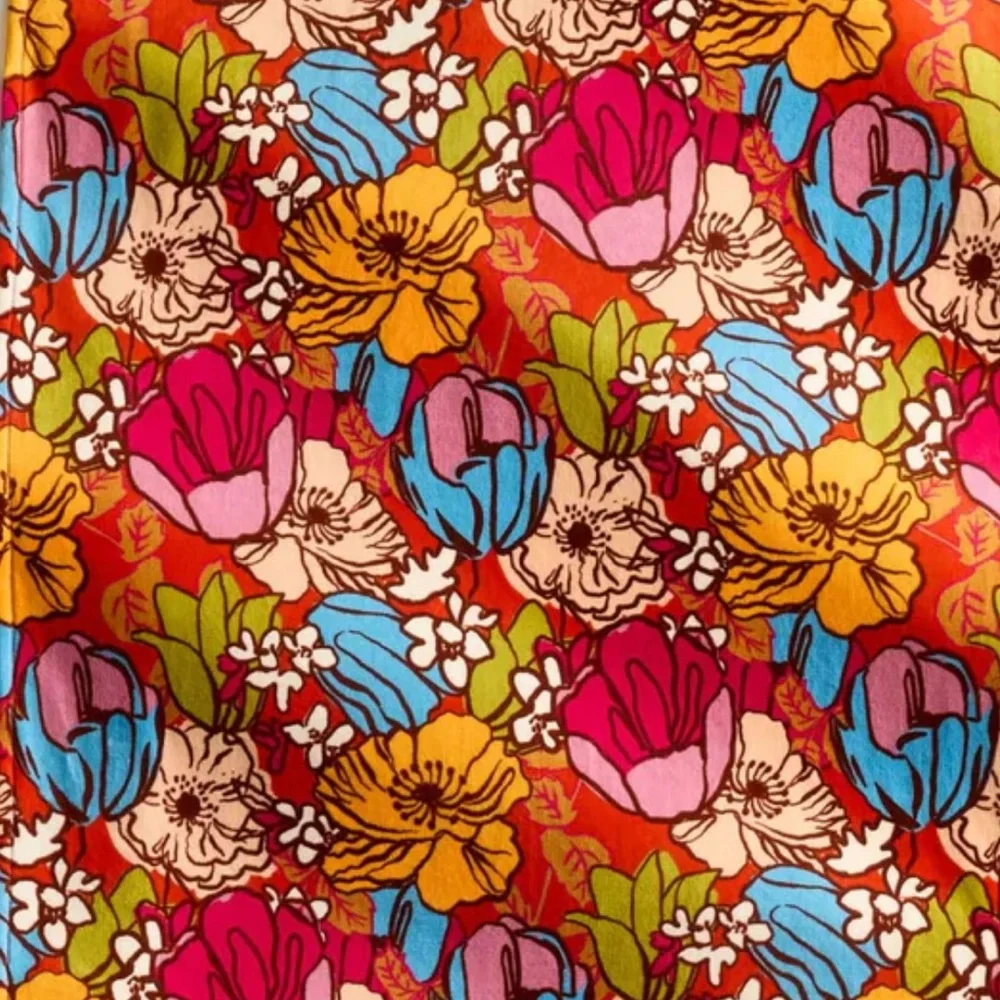 NWT VERA BRADLEY Throw Blanket Midday Garden Fleece 50” x 80” Boho Florals NEW - Picture 6 of 7